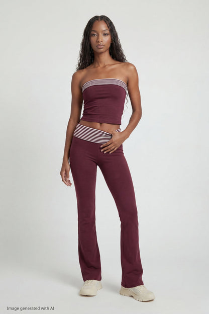 Foldover Tube Top