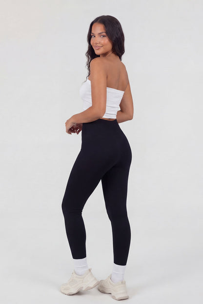 Seamless Ribbed Cropped Tube Top