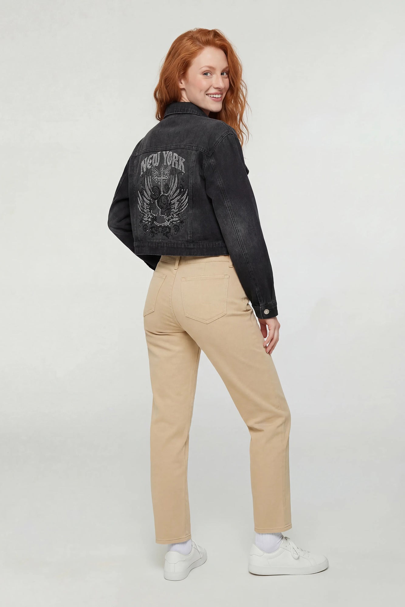 Graphic Denim Jacket