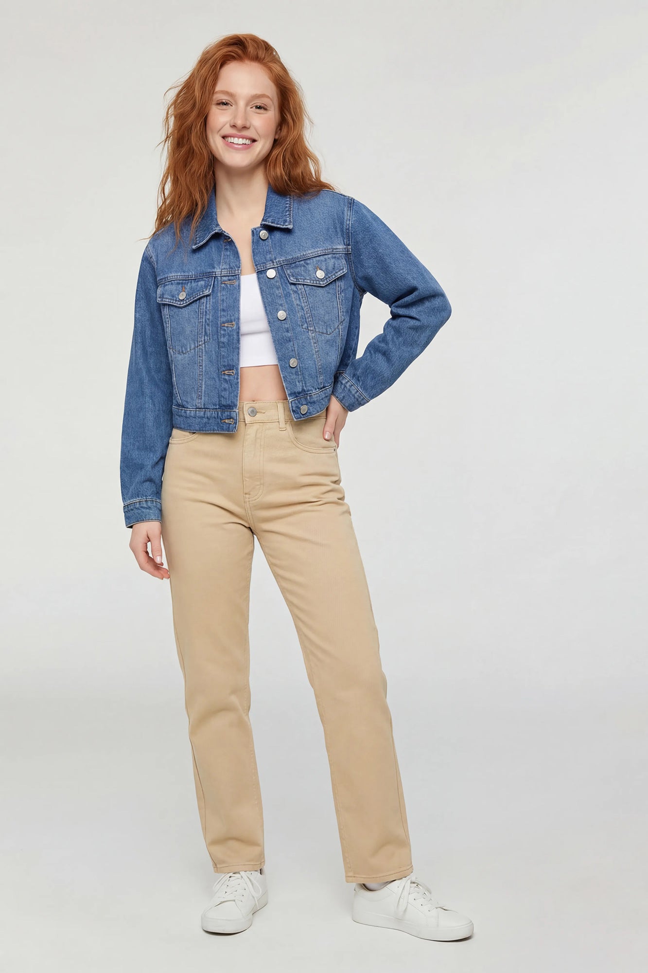 Graphic Denim Jacket
