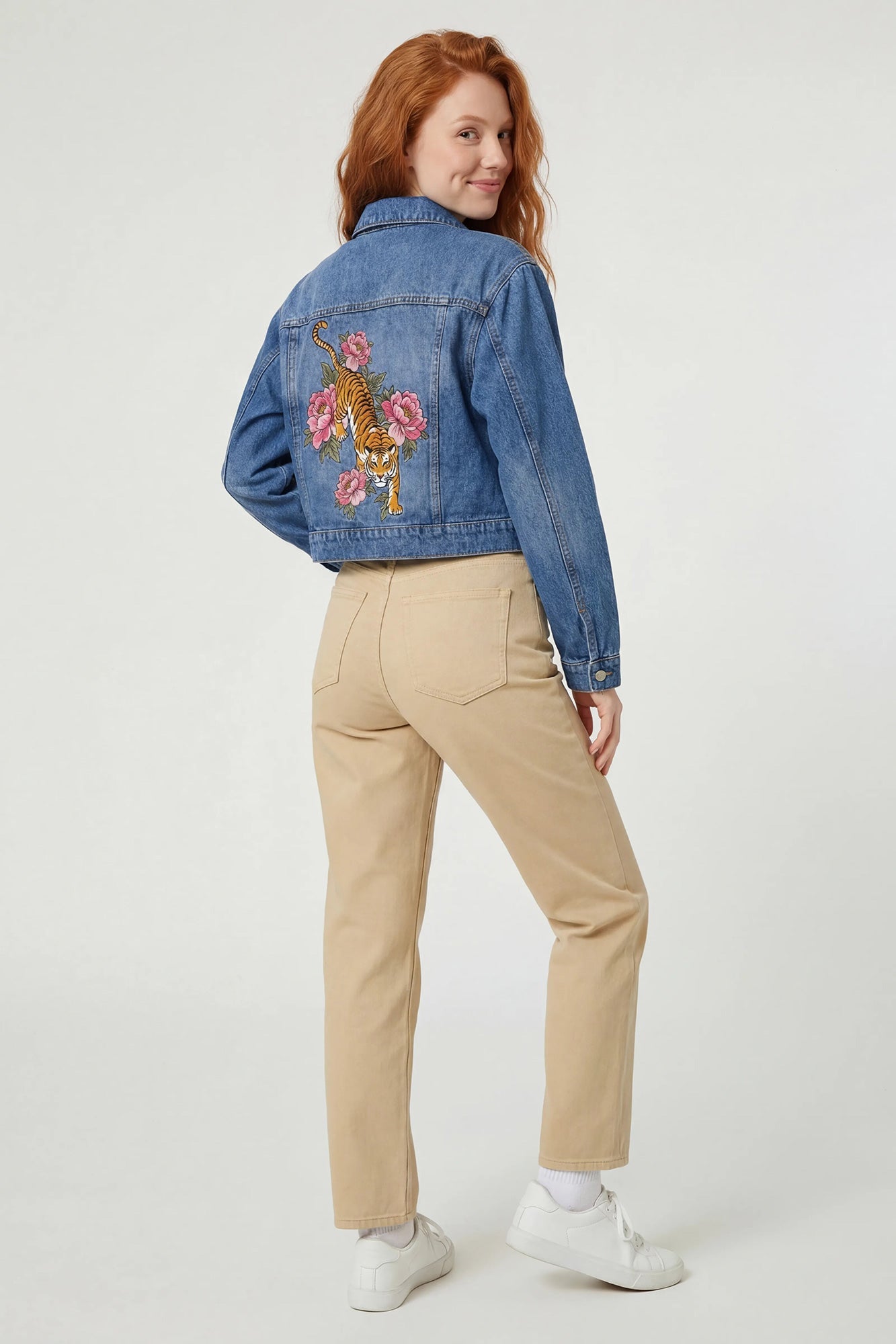 Graphic Denim Jacket