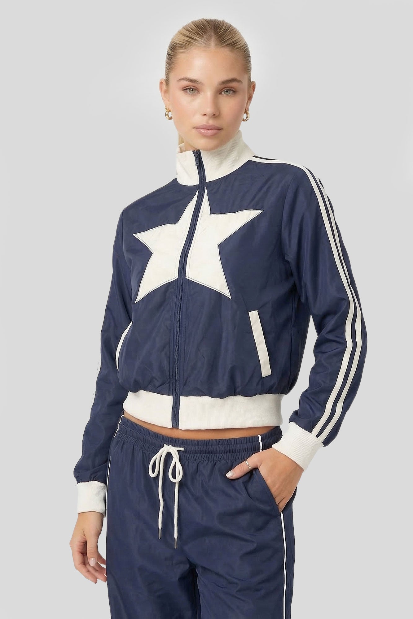 Nylon Star Track Jacket
