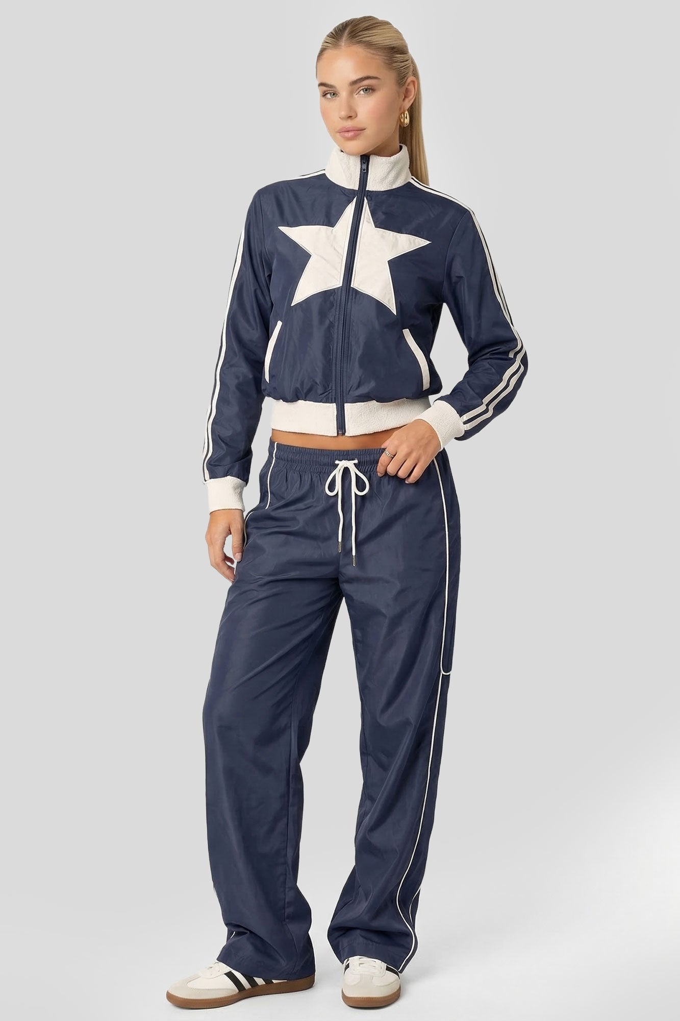 Nylon Star Track Jacket