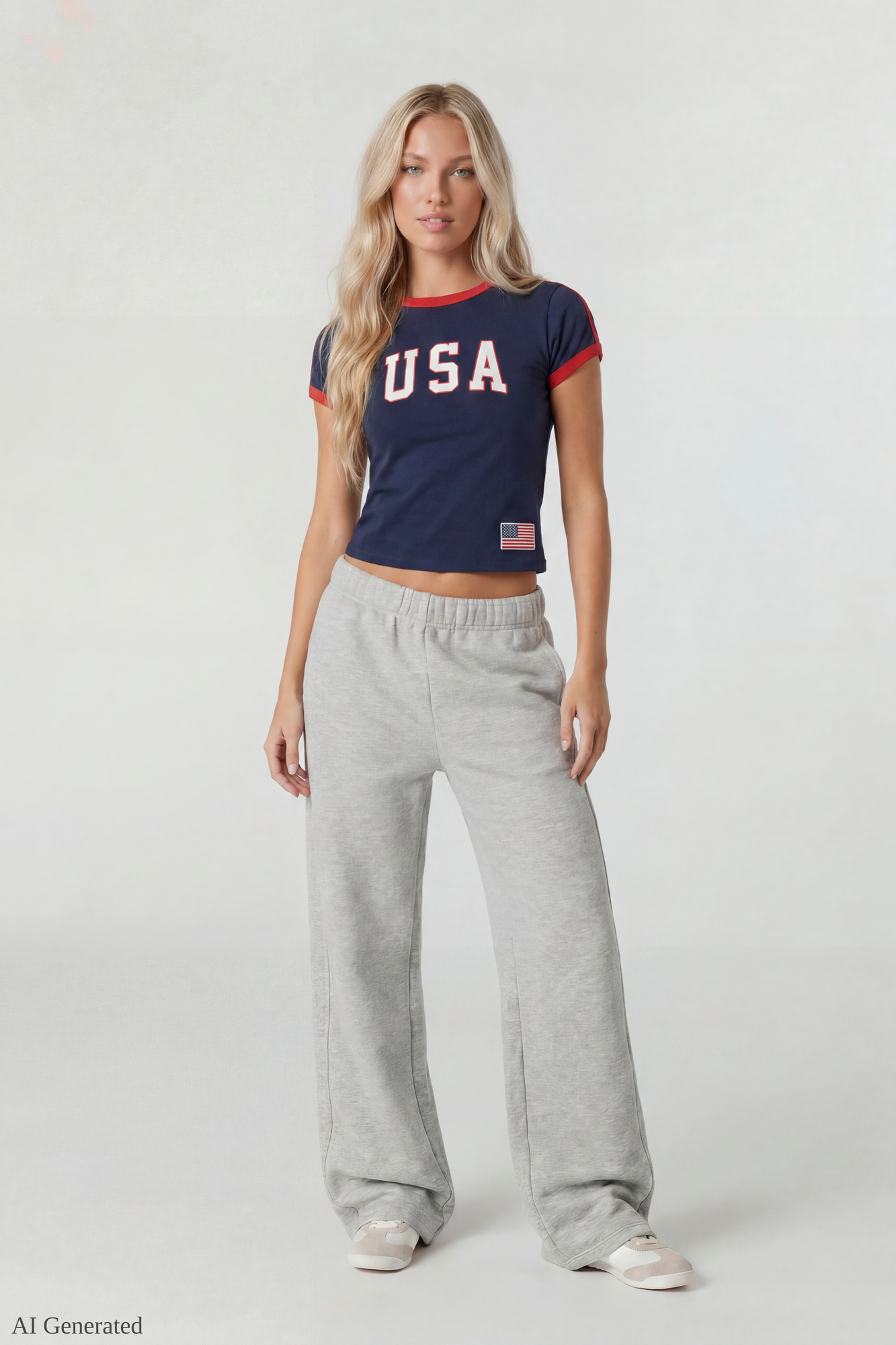 Graphic Ringer Baby Tee