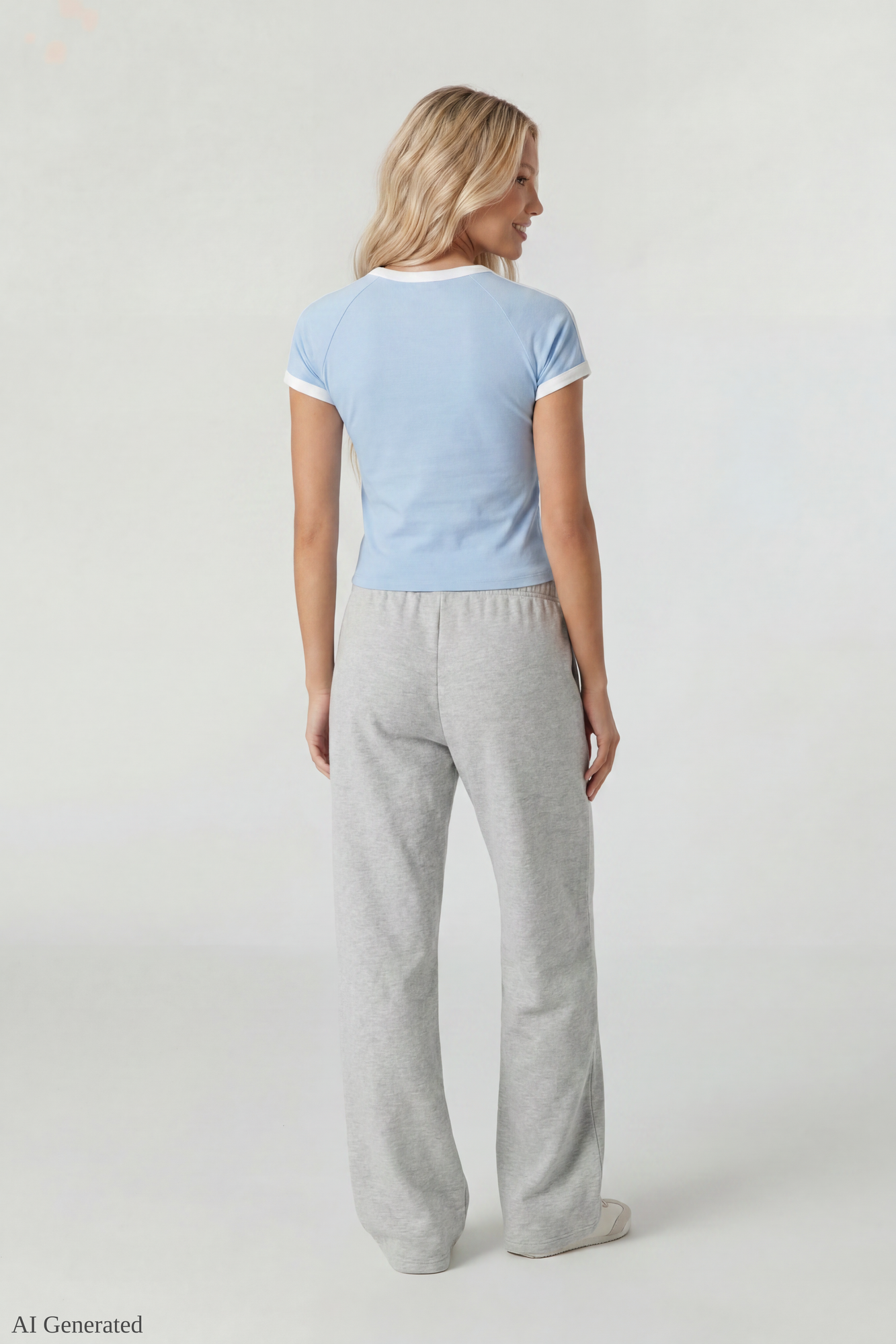 Graphic Ringer Baby Tee
