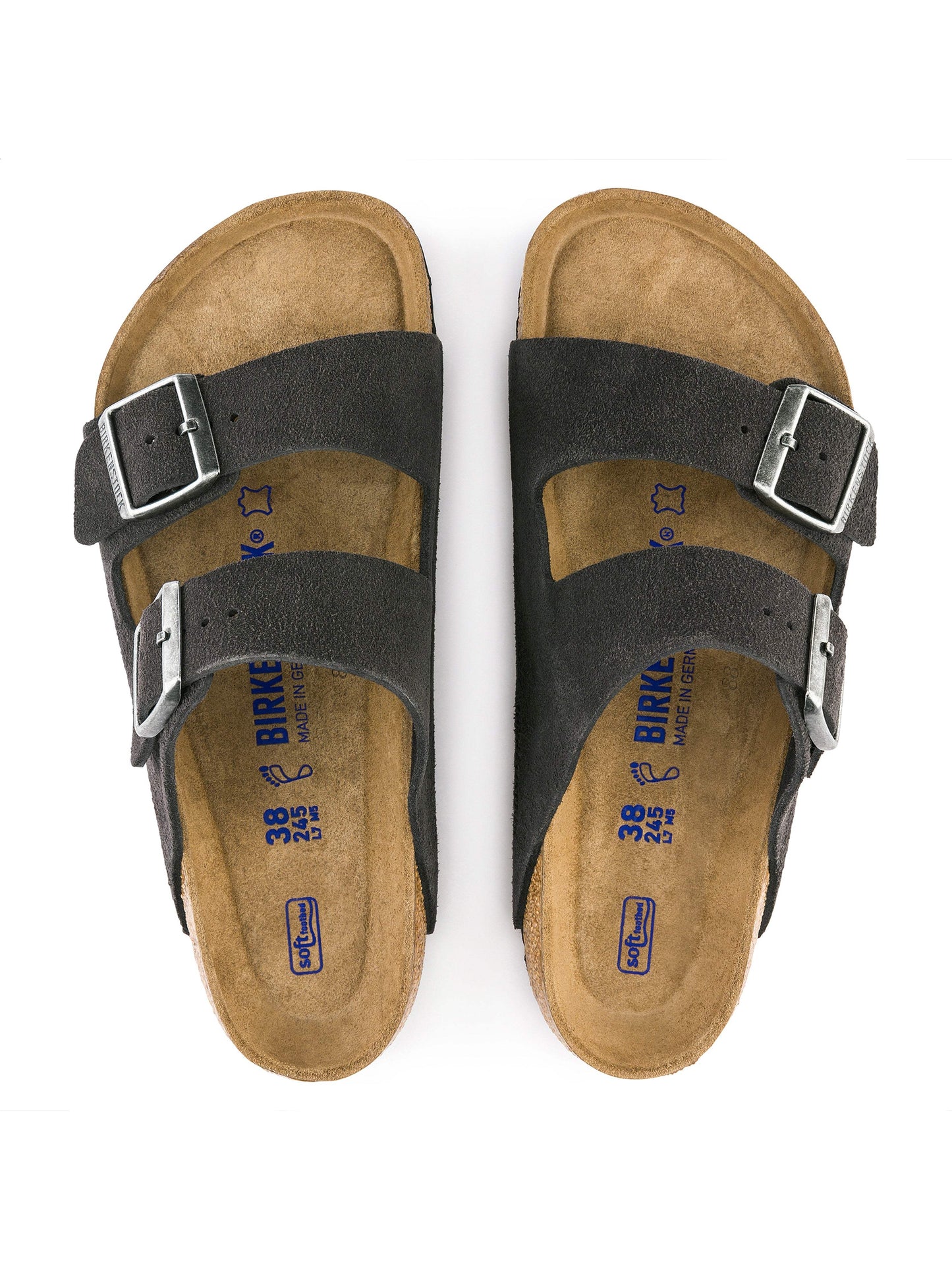 Birkenstock Women's Arizona Soft Footbed - Velvet Gray
