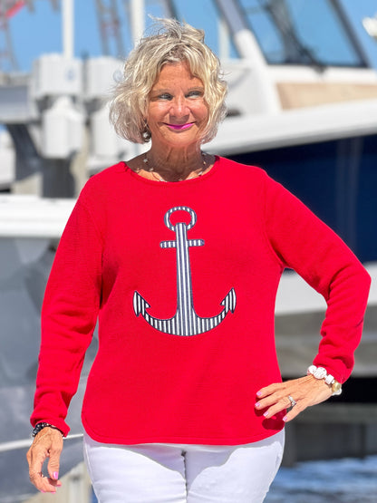 NAUTICAL STRIPE SWEATER