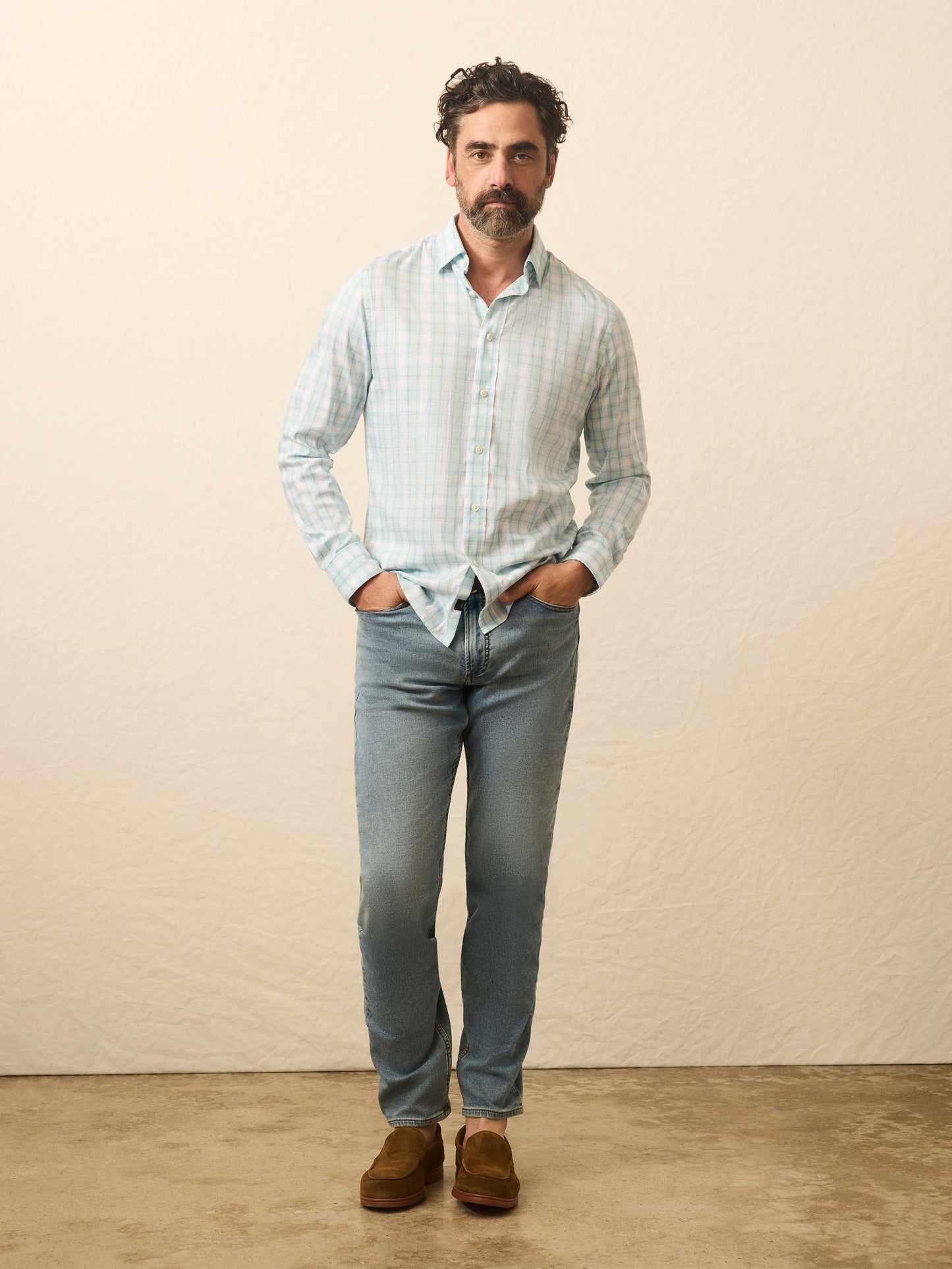 The Movement™ Shirt - Stone Lagoon Plaid