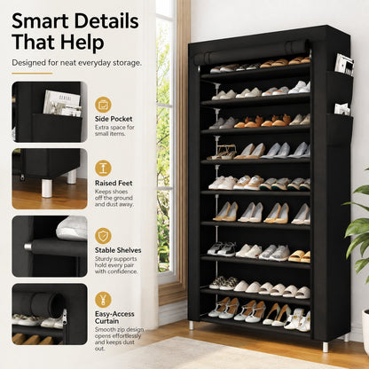 👟 50% OFF – Large-Capacity Shoe Storage Cabinet with Dust Cover