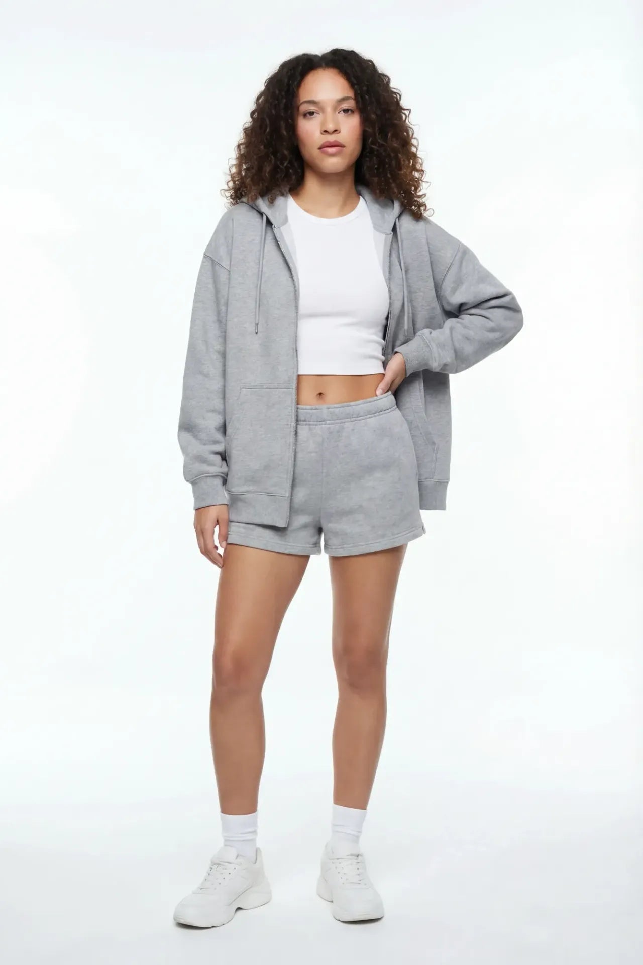 Fleece Zip-Up Hoodie