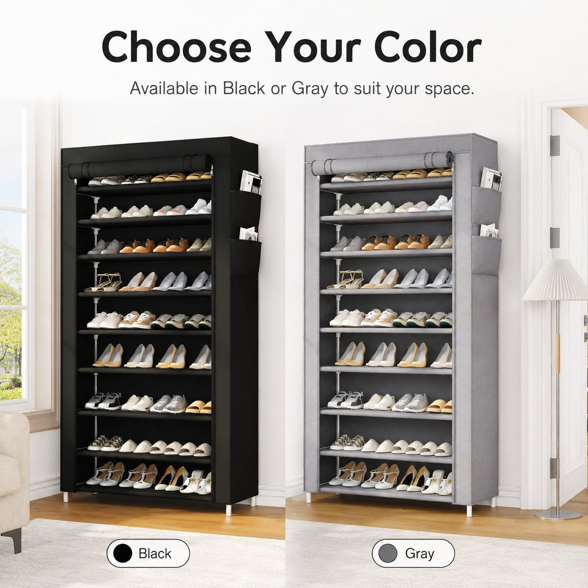 👟 50% OFF – Large-Capacity Shoe Storage Cabinet with Dust Cover