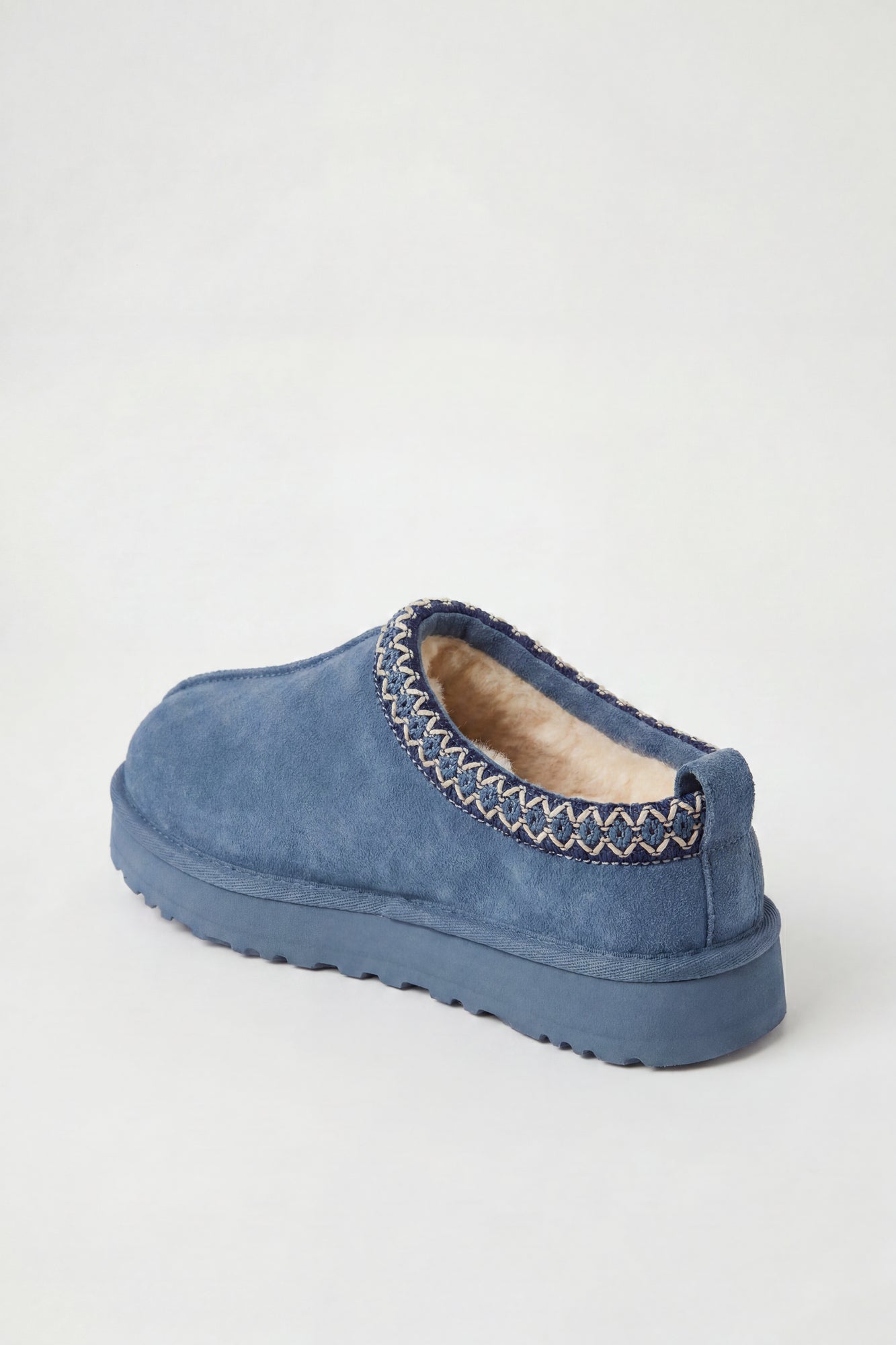 Fur Lined Platform Slipper Booties