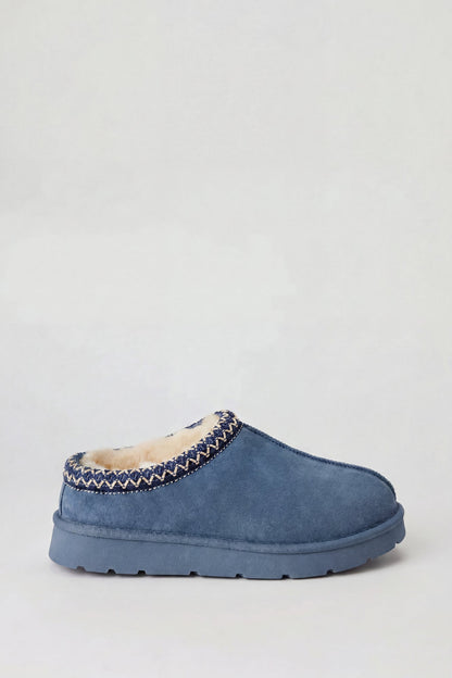 Fur Lined Platform Slipper Booties