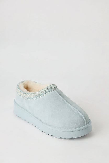 Fur Lined Platform Slipper Booties