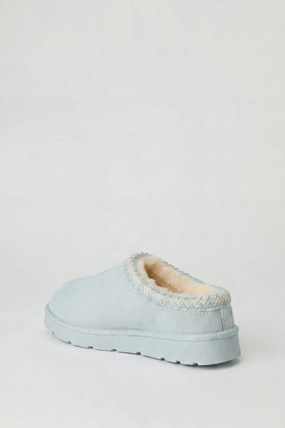 Fur Lined Platform Slipper Booties
