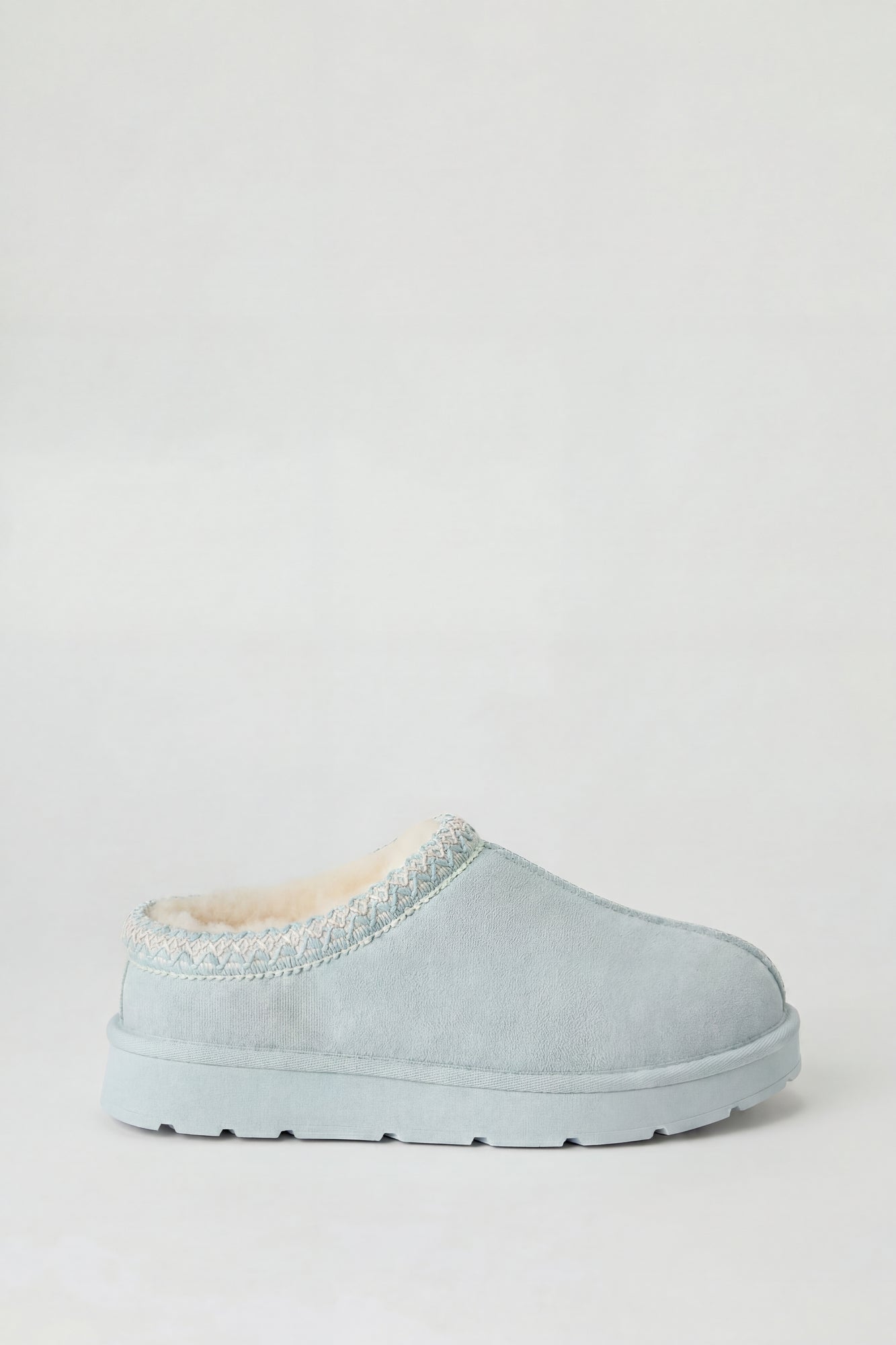 Fur Lined Platform Slipper Booties