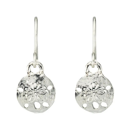 Sandollar dangle earrings