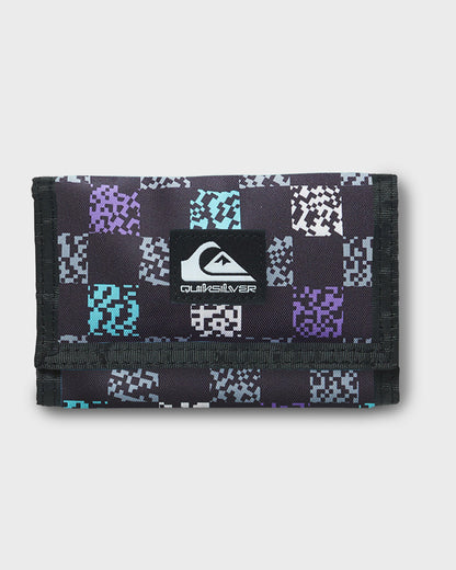 Everydaily Trifold Wallet - Aqua/Black