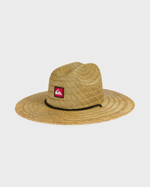 Pierside Straw Lifeguard Hat - Natural