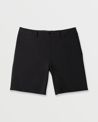 Union Heather Amphibian 20" Hybrid Shorts - Black