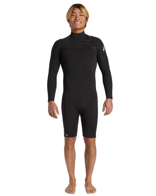 2/2 Everyday Sessions Chest Zip Long Sleeve Spring Suit - Black