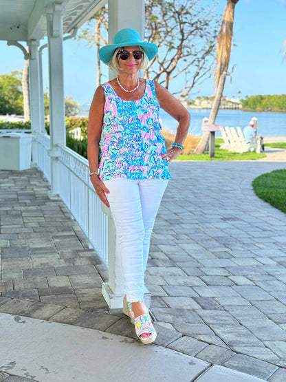SPLASH OF PINK  CHA CHA TANK