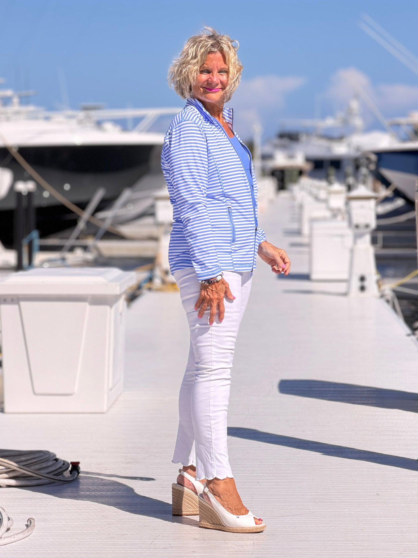 MARINA PERRI FULL ZIPPER JACKET