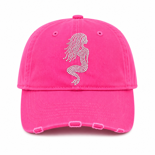 PINK BLING MERMAID HAT
