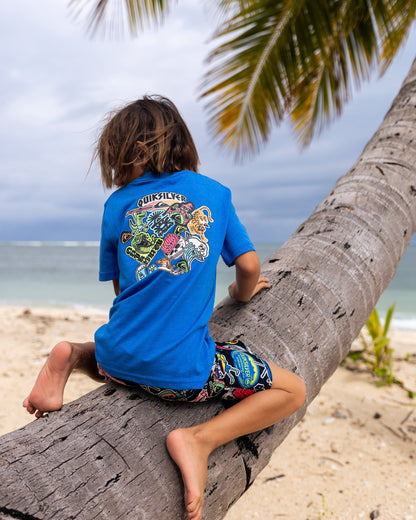 Boys Sticker Short Sleeve T-Shirt