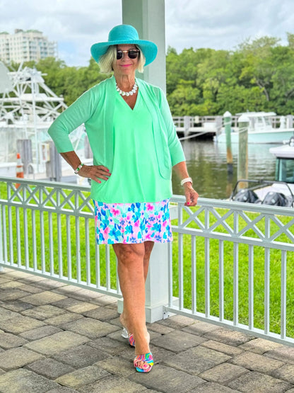 PINK PETALS SKORT