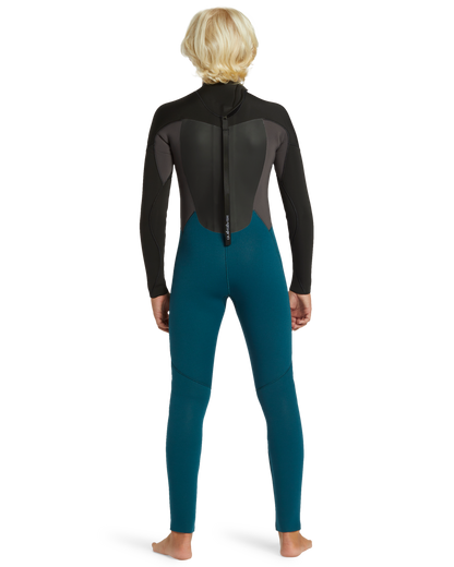 5/4/3 Prologue Boys Back Zip Wetsuit - Midnight Turquoise