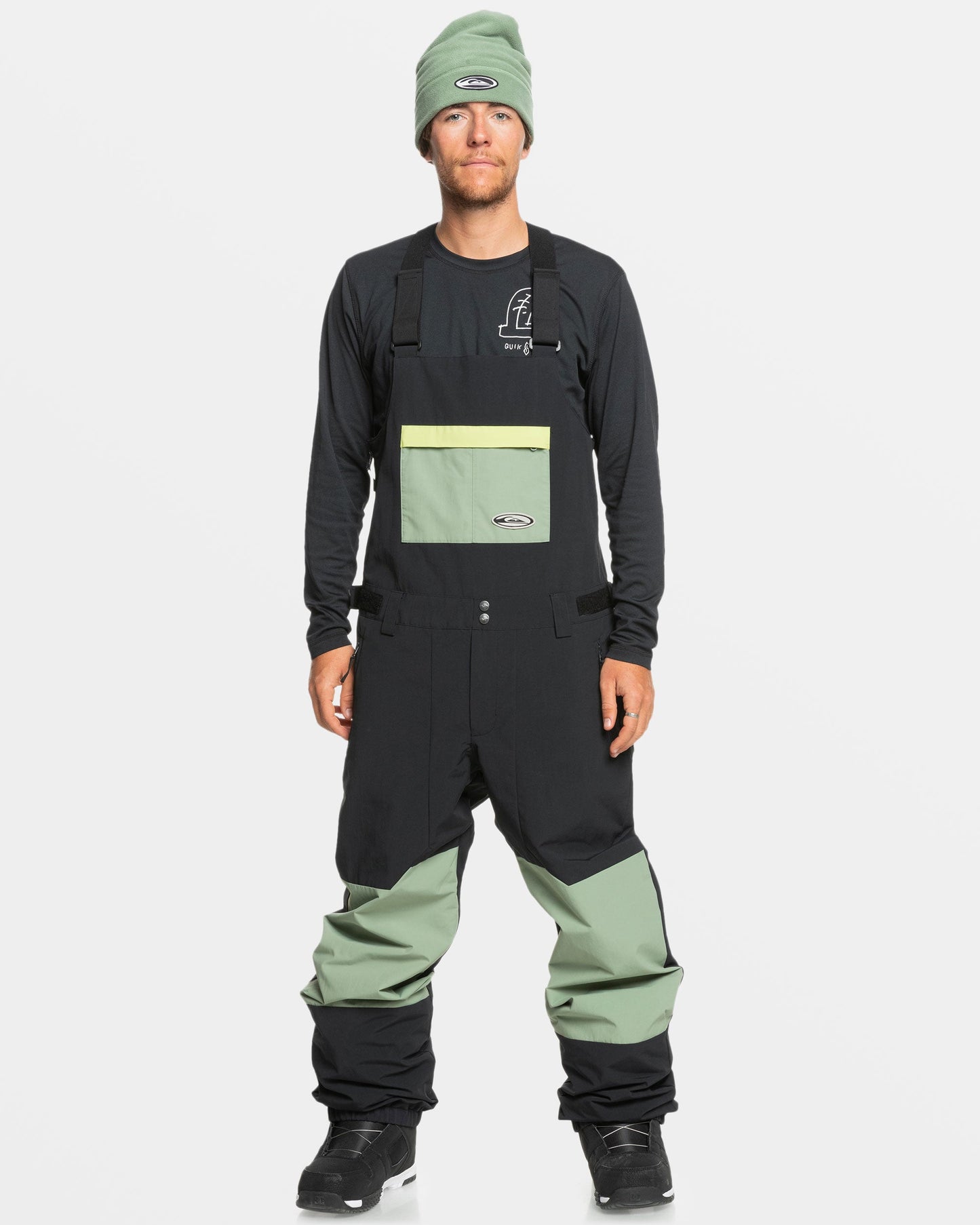 Fly High Bib Snow Pants - Black