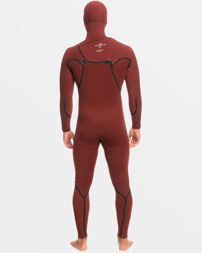5/4/3mm Highline Hooded GBS Chest Zip Wetsuit - Black