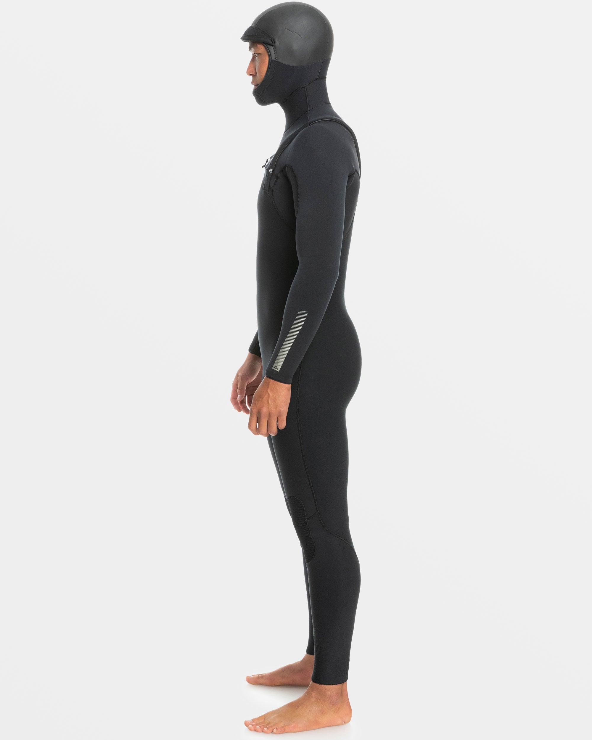 5/4/3mm Highline Hooded GBS Chest Zip Wetsuit - Black