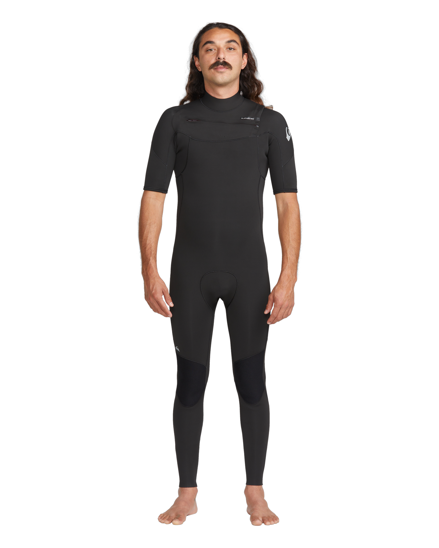 2/2 Everyday Sessions Chest Zip Short Sleeve Wetsuit - Black