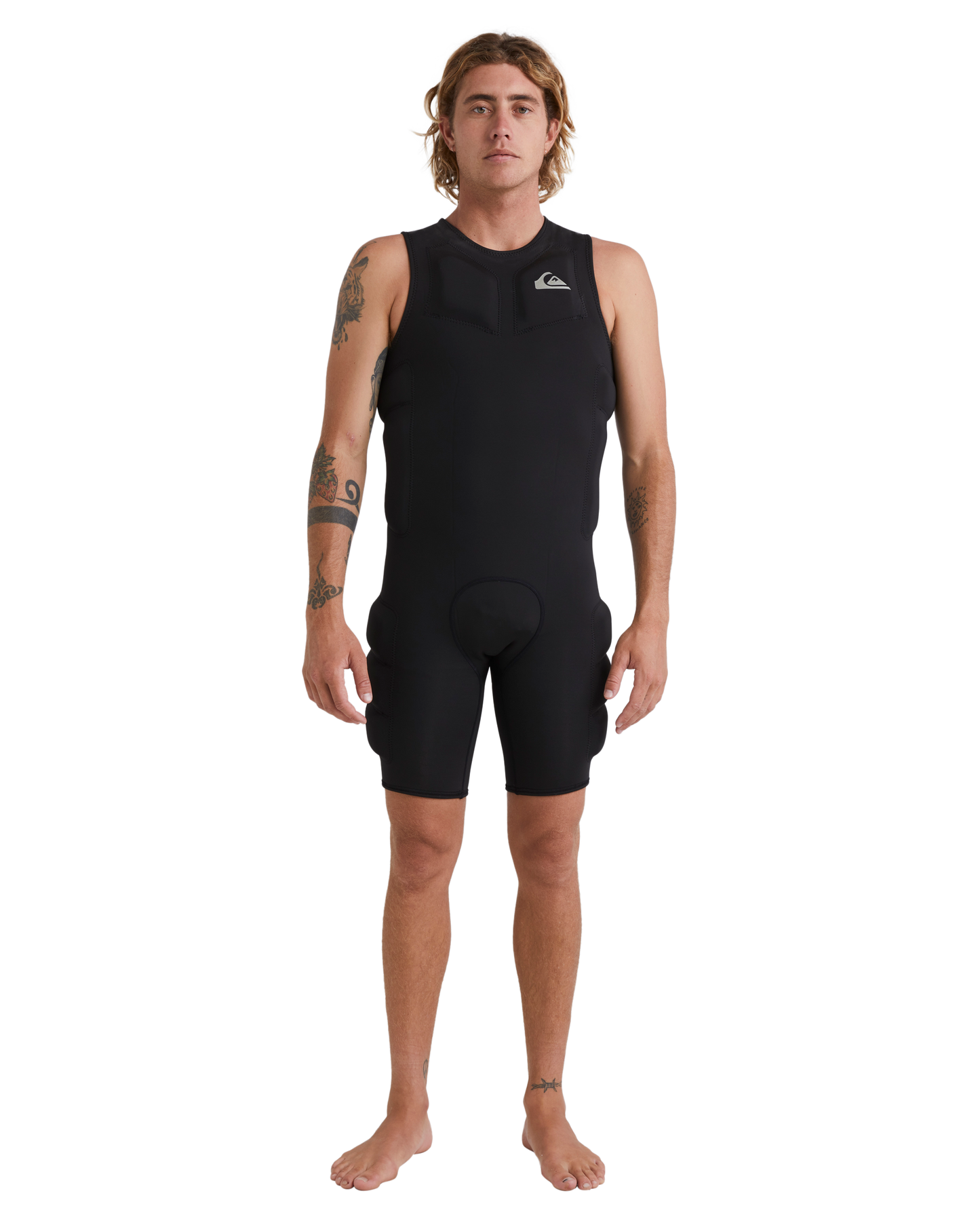 2Mm Highline Pro Impact Short John Impact Wetsuit - Black