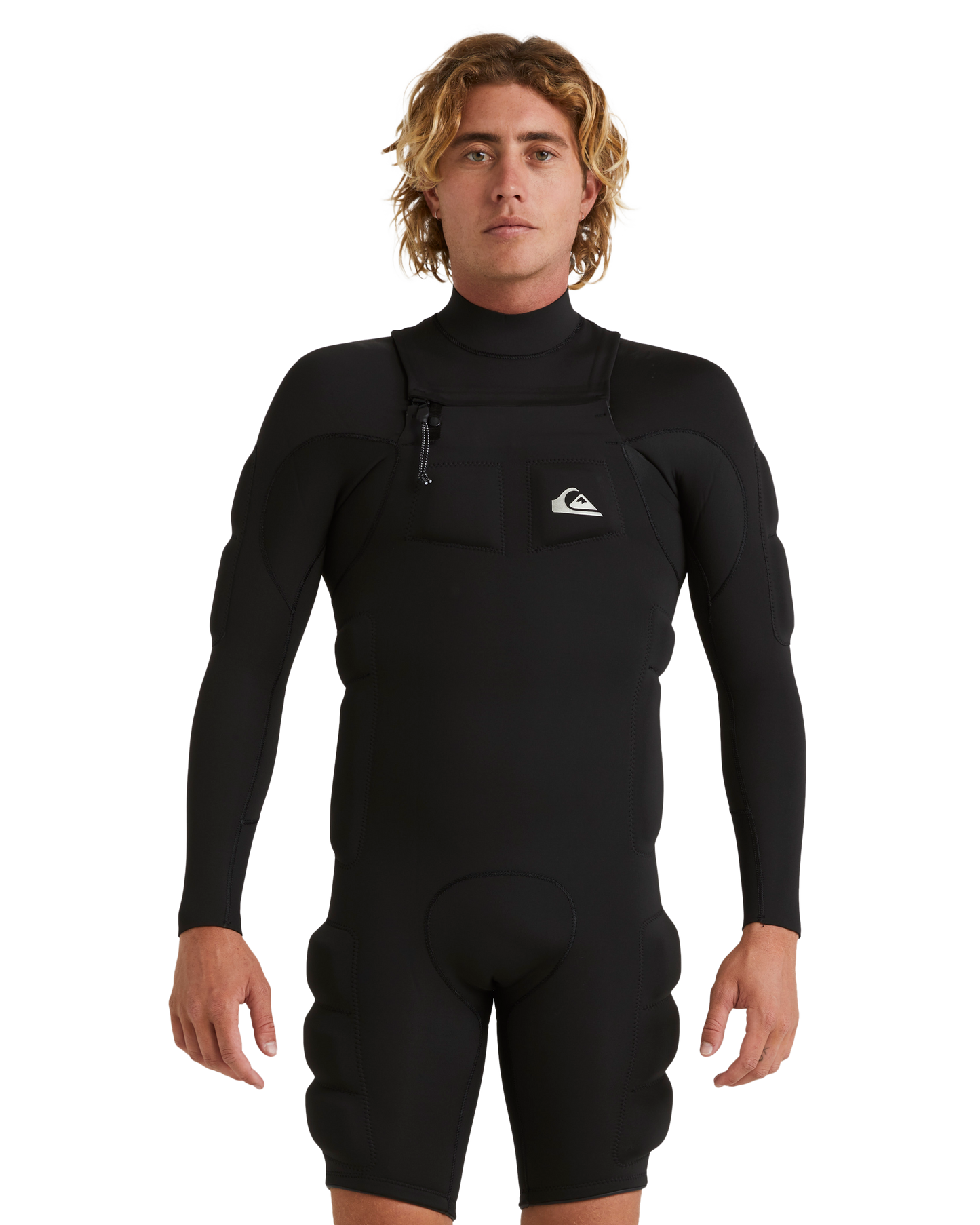 2Mm Highline Pro Impact Short John Impact Wetsuit - Black