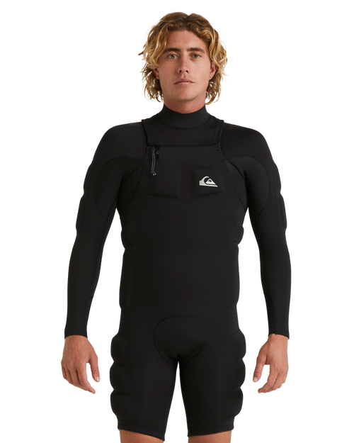 2Mm Highline Pro Impact Short John Impact Wetsuit - Black