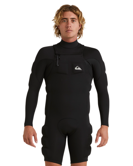 2Mm Highline Pro Impact Short John Impact Wetsuit - Black