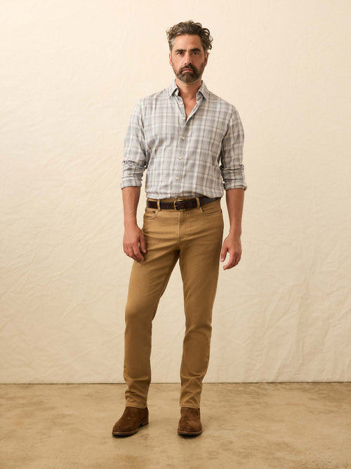 Stretch Terry 5-Pocket Pant - Elk Brown