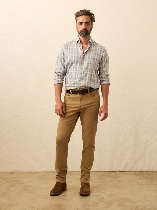 Stretch Terry 5-Pocket Pant - Elk Brown