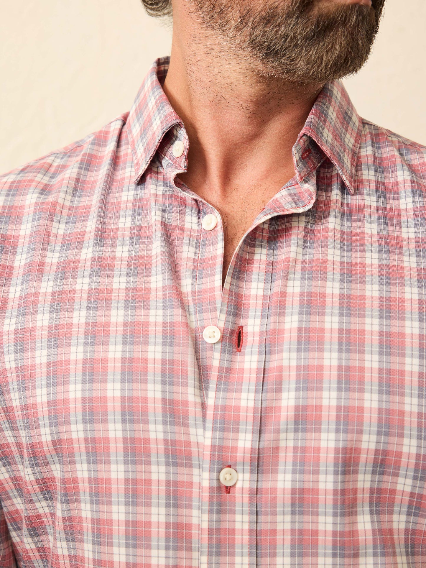 The Movement™ Shirt - Red Charcoal Plaid