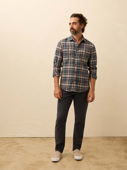 Heirloom Portuguese Flannel Shirt - Santa Cruz Plaid