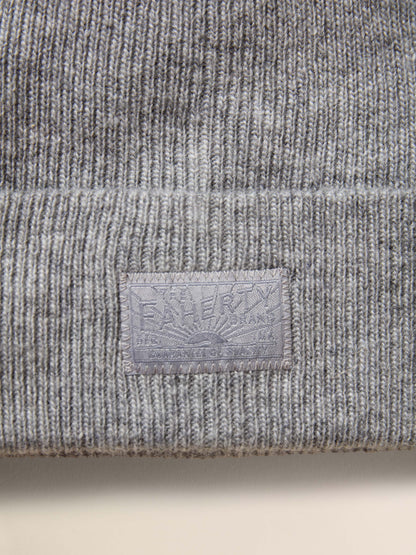 Faherty Essential Beanie - Charcoal Heather