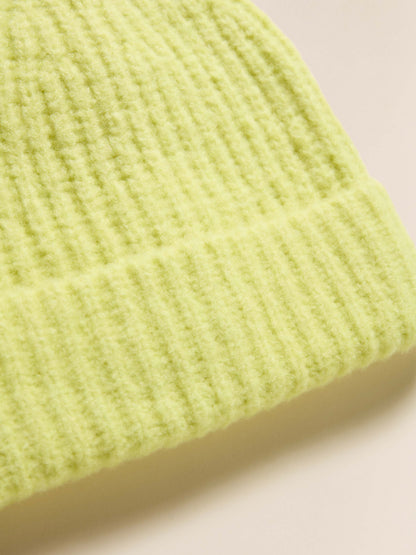 Alpaca Cozy Beanie - Citrus Shore