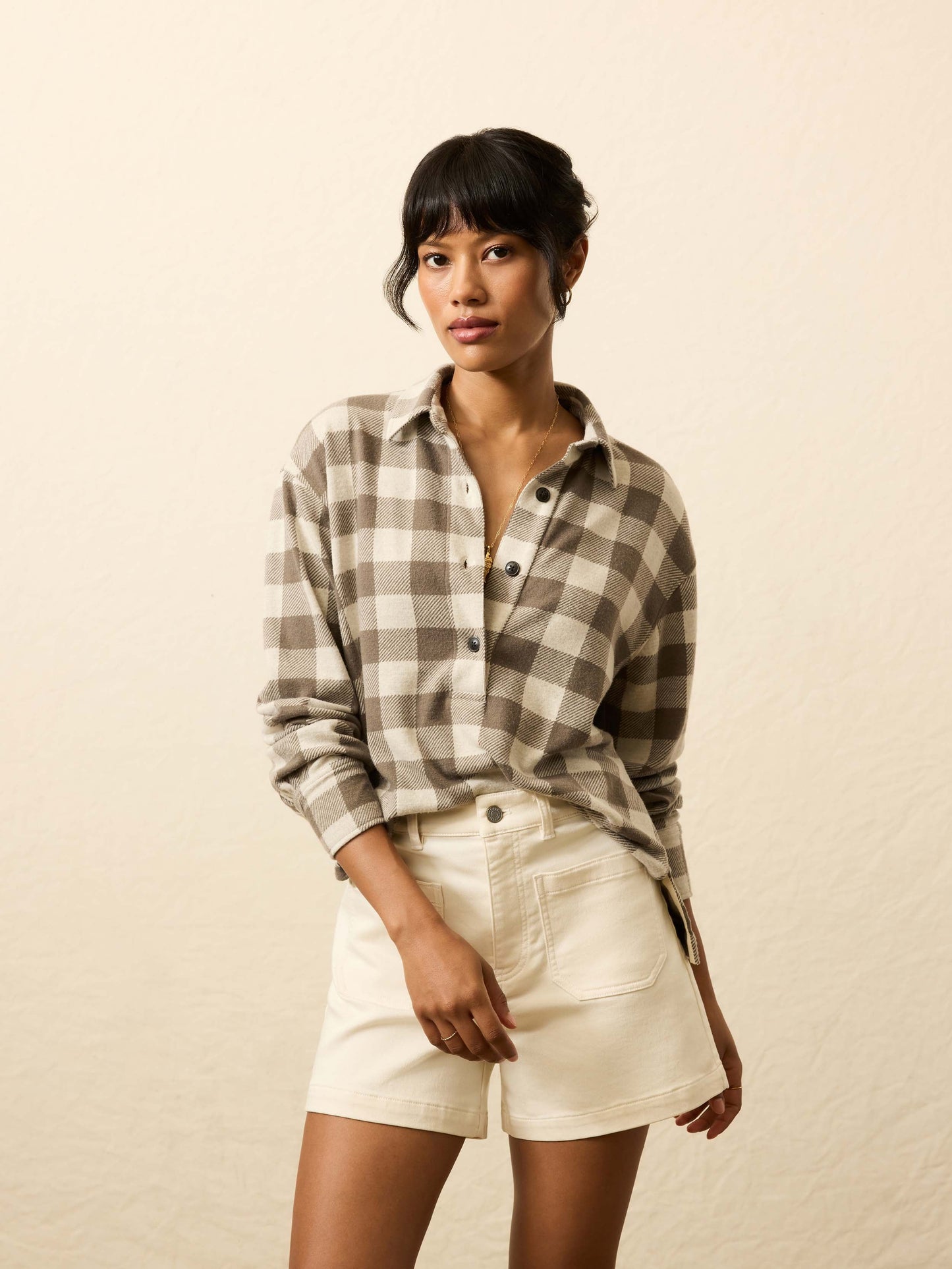 Legend™ Sweater Classic Popover - Brown Oat Buffalo