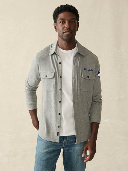University Of Connecticut Legend™ Sweater Shirt - Fossil Grey Twill