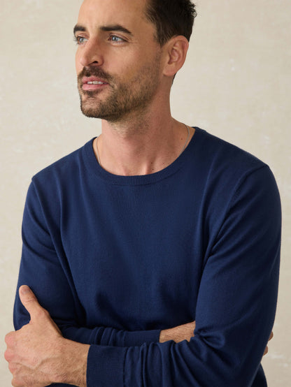 Movement™ Crewneck Sweater - Marine Navy