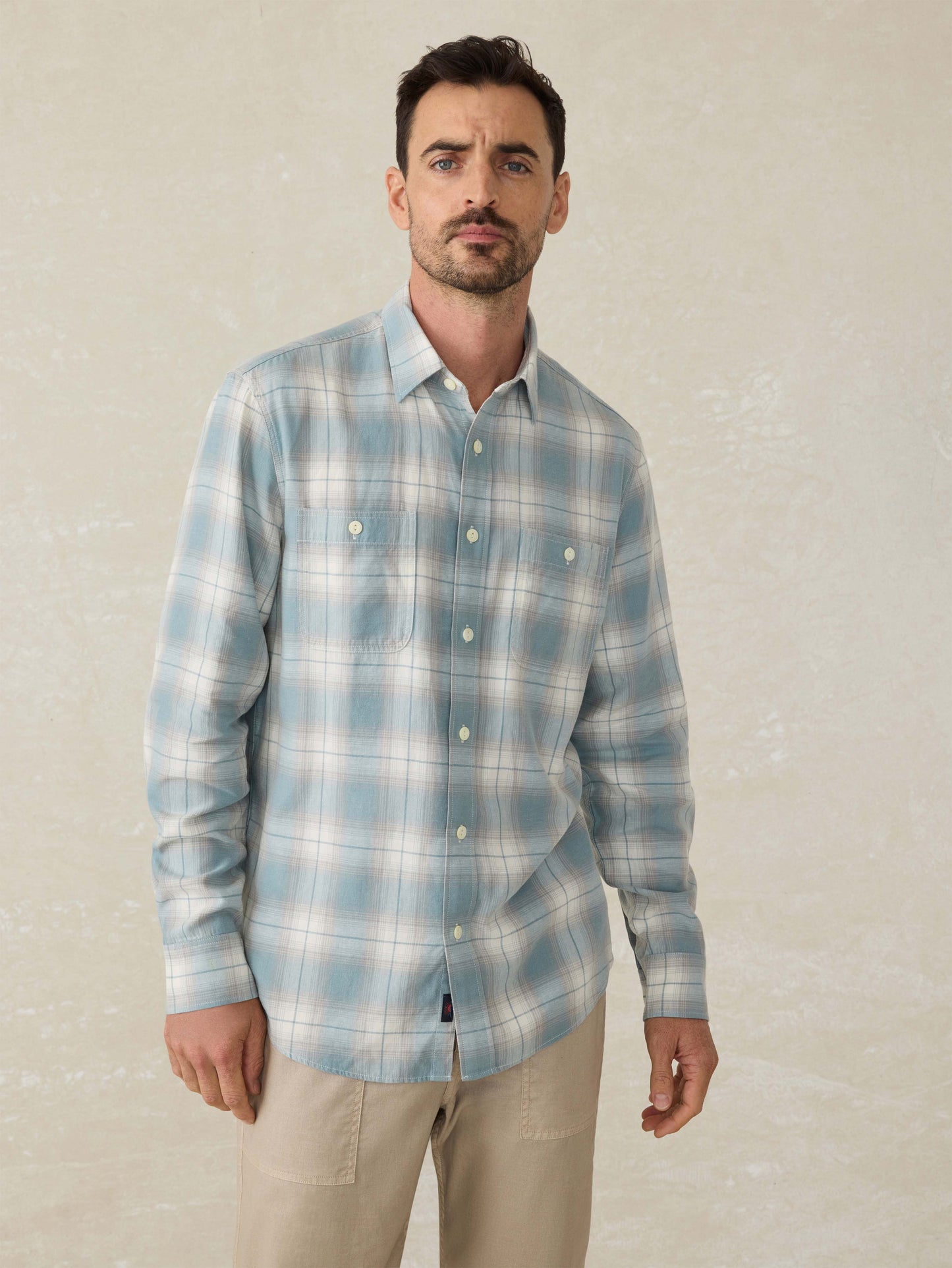 Tried & True Chambray Workshirt - Emerald Coast Plaid