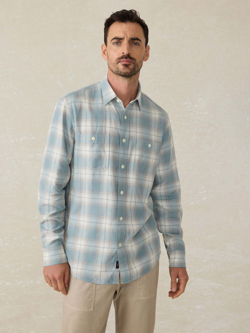 Tried & True Chambray Workshirt - Emerald Coast Plaid